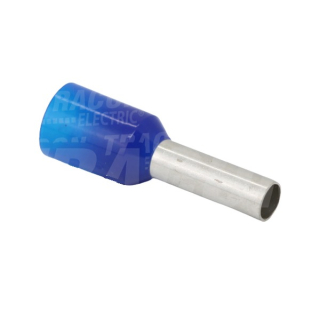 Tracon E144 Izolované lisovací dutinky s plastovým krčkem, modré 120mm2, L=48mm