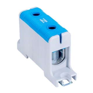 Tracon FLEAL-95/1K Rozvodná svorka, montáž na DINlištu a na povrch, modrá 16-95mm2, max. 1000VAC/1500VDC, max.245A