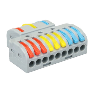Tracon OVO3P39 Krabicová svorka pružinová 0,5-4mm2, 32A, 400VAC 3P