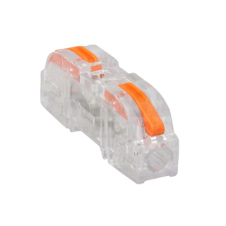 Tracon OVOTT11 Krabicová svorka spojka s páčkou pružinová průsvitná 0,5-4mm2, 32A, 400VAC 1P