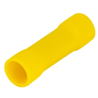 Tracon STH Izolované Cu lisovací spojky, žluté, pocínované 6mm2, (L=27mm, d1=3,9mm), PVC
