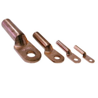 Tracon SZ-CL25 Neizolovaná Cu prodloužená lisovací kabelová oka 25mm2, M8, (d1=7,5mm, d2=8,5mm)