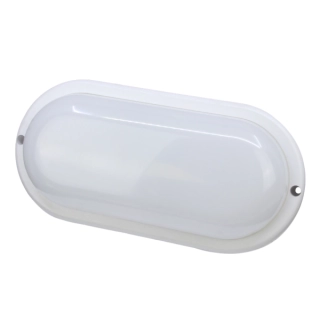 Tracon LHDO18NW Plastové chráněné LED svítidlooválné 230 VAC, 50 Hz, 18 W, 1440 lm, 4000 K, IP44, EEI=G
