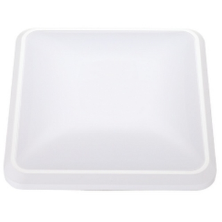 Tracon MFMN12NW Přisazené čtvercové LED svítidlo se snímačem pohybu 230 VAC, 12W, 850lm, 4500K, 10s-10m, 5-2000lx, 9m, EEI=F