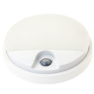 Tracon SLK10W Nástěnné svítidlo oblý tvar 230VAC, 10W, 140°, 2-9m, 10s-5m, 4500K , IP54, 800lm, EEI=G
