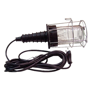 Tracon STL-03 Montážní lampa, s kov.krytem a ochranným sklem, tř.ochr.II. 230V,50Hz,max.60W,5m, 2×0,75mm2, H05RN