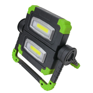 Tracon STLFL210W Akumulátorový montážní LED reflektor s funkcí, exter.akum. 20 W, 6500 K, 3,7 V, 5000 mAh, Li-Ion, 850 lm, 4 h, IP43