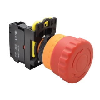 Tracon NYG3-ETR Nouzové tlačítko, s aretací červené 1×NC, 5A/230V AC-15, 40mm, IP65