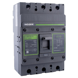 Noark 110195 Ex9MV2S-PV/DC1500 160 IEC Stejnosměrný kompaktní výkonový jistič