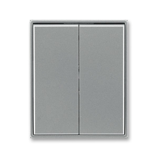 ABB 3558E-A00652 36, TIME Kryt spínače dělený, ocelová
