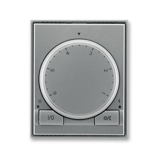 ABB 3292E-A10101 36, TIME Termostat univerzální otočný, ocelová