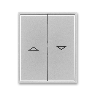 ABB 3558E-A00662 08, TIME Kryt spínače žal., dělený, s pot., titanová