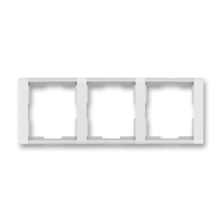 ABB 3901F-A00130 01, TIME Rámeček trojnásobný, vod., bílá/ledová bílá