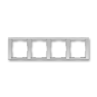 ABB 3901F-A00140 08, TIME Rámeček čtyřnásobný, vod., titanová