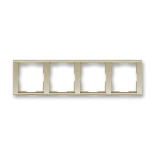 ABB 3901F-A00140 33, TIME Rámeček čtyřnásobný, vod., šampaňská