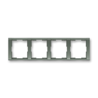 ABB 3901F-A00140 34, TIME Rámeček čtyřnásobný, vod., antracitová