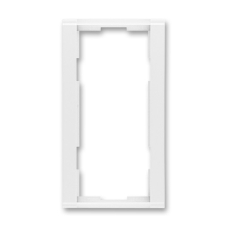 ABB 3901F-A00121 03, TIME Rámeček dvojnásobný, sv., bílá/bílá