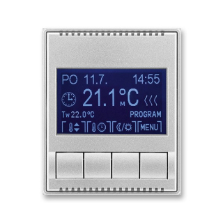 ABB 3292E-A10301 08, TIME Termostat univerzální programovatelný, titanová