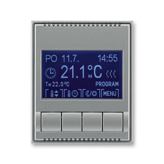 ABB 3292E-A10301 36, TIME Termostat univerzální programovatelný, ocelová