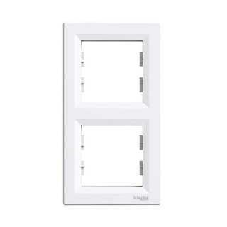 Schneider EPH5810221 Asfora Rámeček dvojnásobný vertikální - bílá