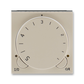 ABB 3292H-A10101 18, LEVIT Termostat univerzální otočný; macchiato/bílá