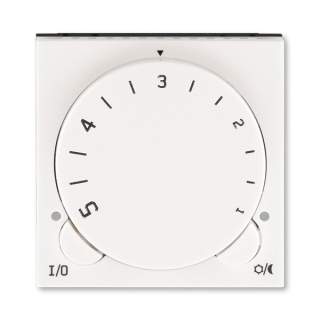 ABB 3292H-A10101 68, LEVIT Termostat univerzální otočný; perleťová/ledová bílá