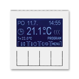 ABB 3292H-A10301 01, LEVIT Termostat univerzální programovatelný; bílá/ledová bílá