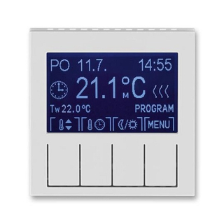 ABB 3292H-A10301 16, LEVIT Termostat univerzální programovatelný; šedá/bílá