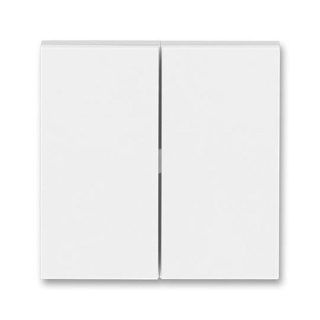 ABB 3559H-A00652 01, LEVIT Kryt spínače kolébkového dělený; bílá/ledová bílá
