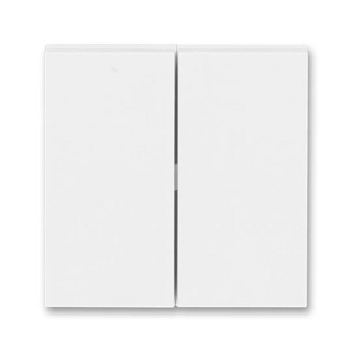 ABB 3559H-A00652 03, LEVIT Kryt spínače kolébkového dělený; bílá/bílá