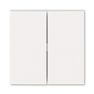 ABB 3559H-A00652 68, LEVIT Kryt spínače kolébkového dělený; perleťová/ledová bílá