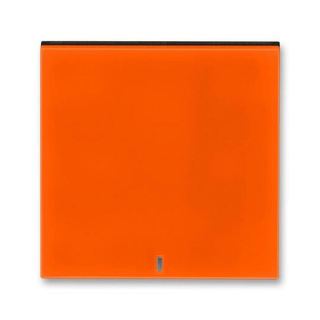 ABB 3559H-A00653 66, LEVIT Kryt spínače kolébkového s průz,; oranžová/kouř, černá