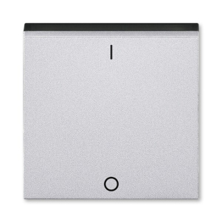 ABB 3559H-A00933 70, LEVIT Kryt jednoduchý s pot, a čirým pr,; titanová/kouř, černá