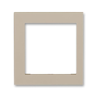 ABB 3901H-A00255 18, LEVIT Kryt rámečku s otvorem 55x55, krajní; macchiato