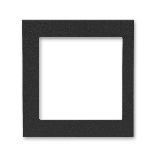 ABB 3901H-A00255 63, LEVIT Kryt rámečku s otvorem 55x55, krajní; onyx