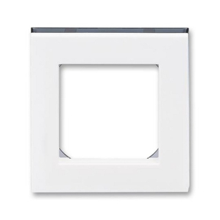 ABB 3901H-A05010 62, LEVIT Rámeček jednonásobný; bílá/kouřová černá