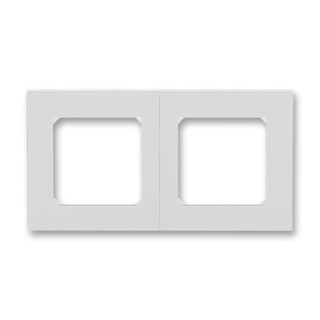 ABB 3901H-A05020 16, LEVIT Rámeček dvojnásobný; šedá/bílá