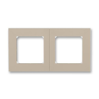 ABB 3901H-A05020 18, LEVIT Rámeček dvojnásobný; macchiato/bílá