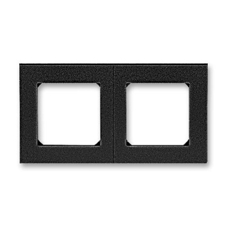 ABB 3901H-A05020 63, LEVIT Rámeček dvojnásobný; onyx/kouřová černá