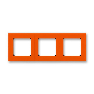 ABB 3901H-A05030 66, LEVIT Rámeček trojnásobný; oranžová/kouř, černá