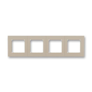 ABB 3901H-A05040 18, LEVIT Rámeček čtyřnásobný; macchiato/bílá