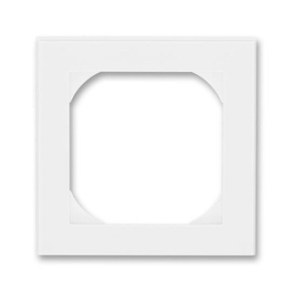 ABB 3901H-A05510 03, LEVIT Rámeček jednonásobný s otvorem 55x55; bílá/bílá