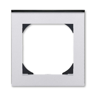 ABB 3901H-A05510 70, LEVIT Rámeček jednonásobný s otvorem 55x55; titanová/kouř, černá