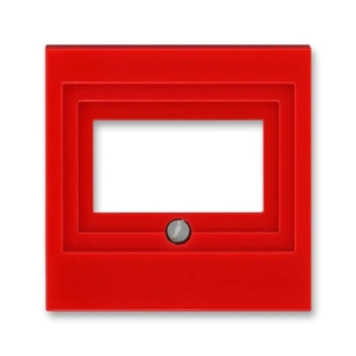ABB 5014H-A00040 65, LEVIT Kryt zásuvky reproduktorové, komun, nebo USB; červená