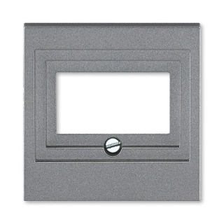 ABB 5014H-A00040 69, LEVIT Kryt zásuvky reproduktorové, komun, nebo USB; ocelová