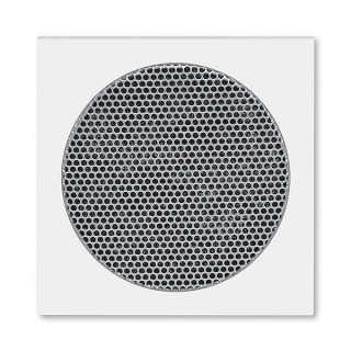 ABB 5016H-A00075 03 LEVIT Kryt pro reproduktor, s kulatou mřížkou; bílá