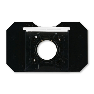 ABB 5530H-C67107 62, LEVIT Zásuvka centrálního vysávání, se zákl,; bílá/kouřová černá