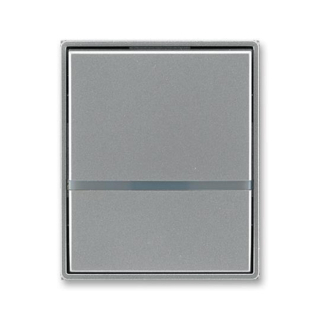 ABB 3558E-A00653 36 TIME Kryt spínače jednoduchý, s průzorem, ocelová