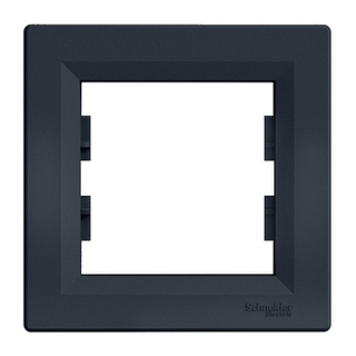 Asfora Krycí rámeček jednonásobný, antracit SCHNEIDER EPH5800171