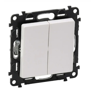 Valena Life tlačítko dvojité 1/0 Legrand 752118